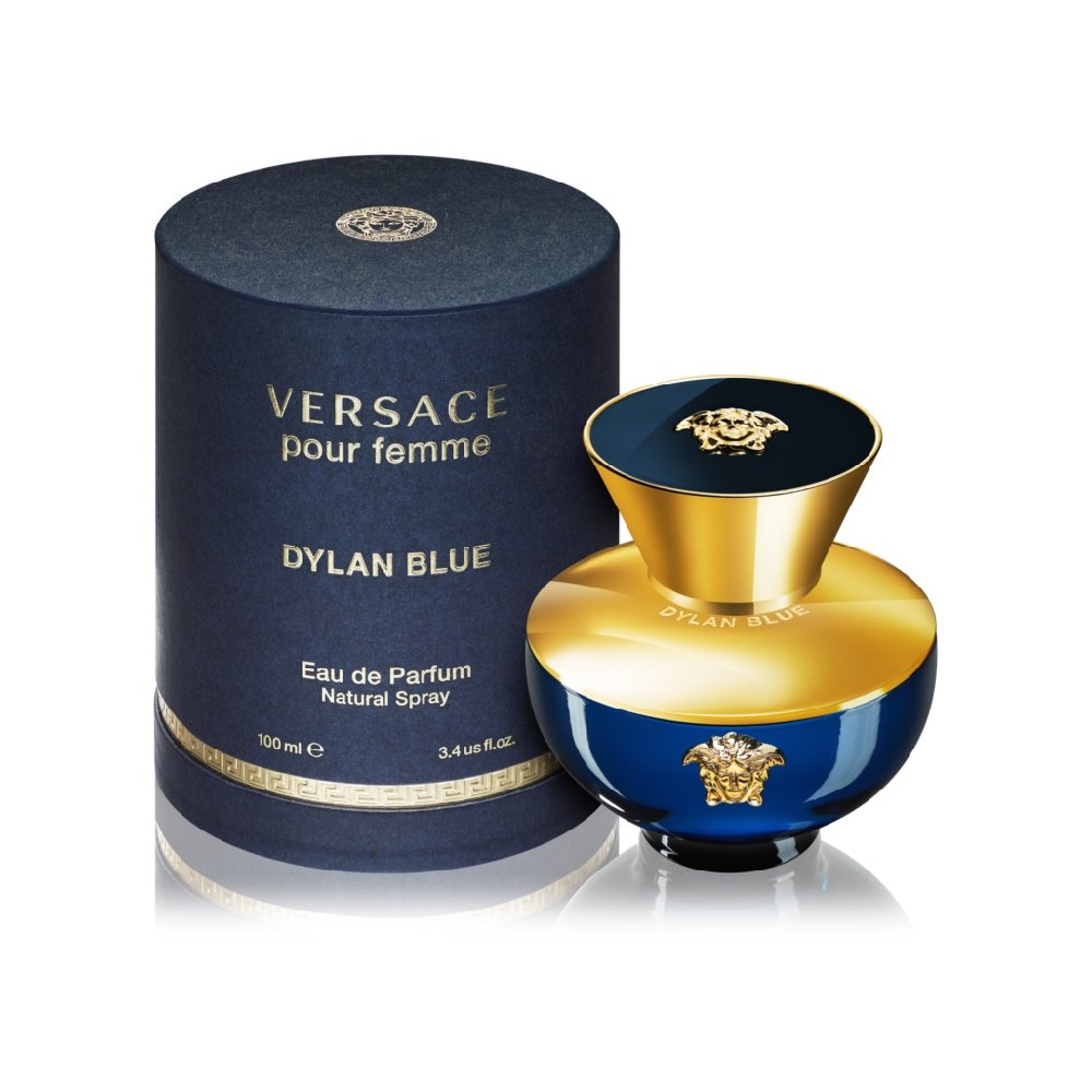Versace Dylan Blue Pour Femme Eau De Parfum Spray, 3.4 Oz. In
